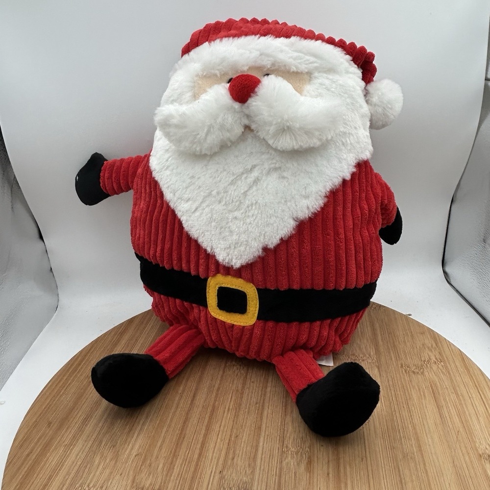 Pier 1 Plush Santa Claus‎ Christmas Stuffed Toy Decor